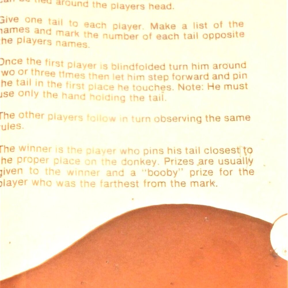 Complete 1981 PIN the TAIL on the DONKEY Game Waddington's Party Games #491 - Picture 3 of 14